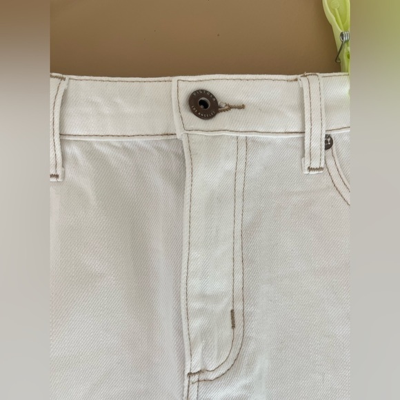 Revolve Pistola Ryder White High-Waisted Denim Mini Skirt - Picture 13 of 14